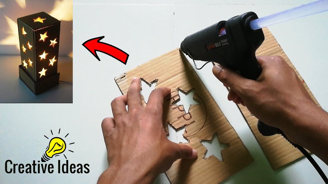 How To Make Homemade Night Lampshade Easily || Very Easy Way To Make At Home || DIY Home Decor