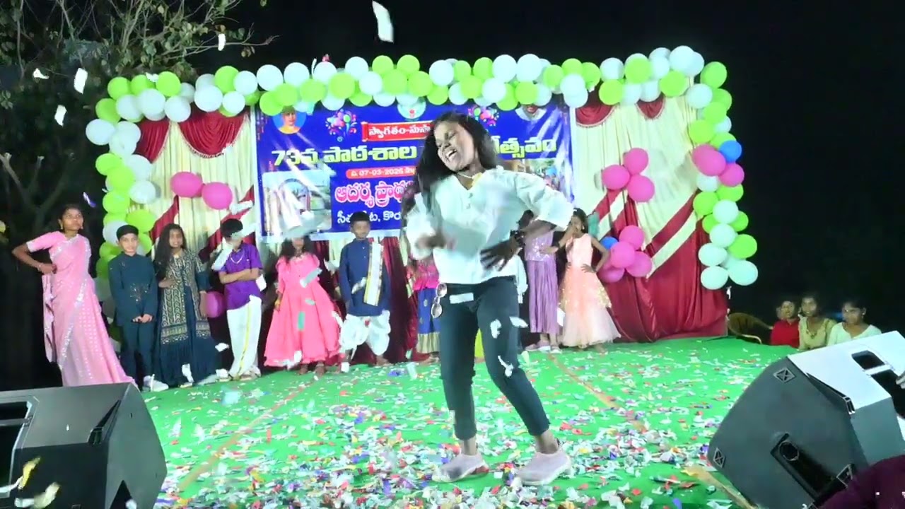 Ramp walk by my students model primary school seetampeta 