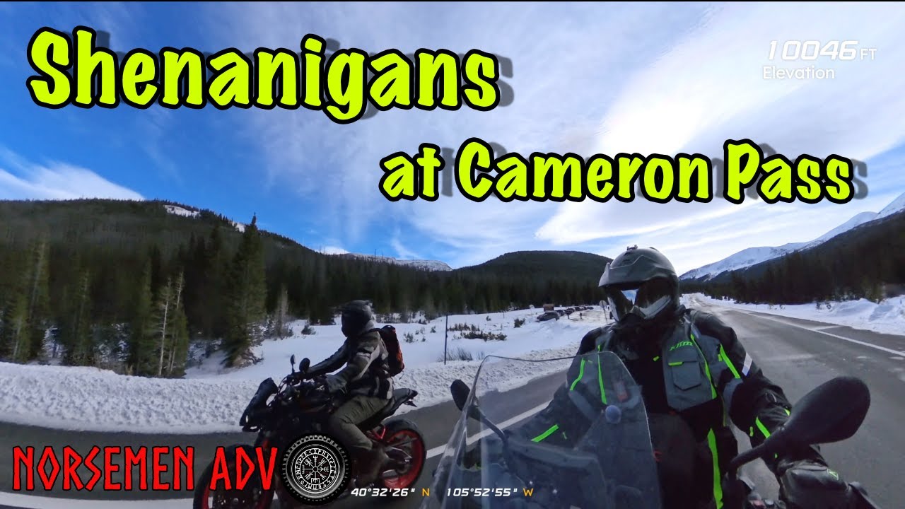Shenanigans at Cameron Pass Yamaha MT10 and BMW 1300 GSA