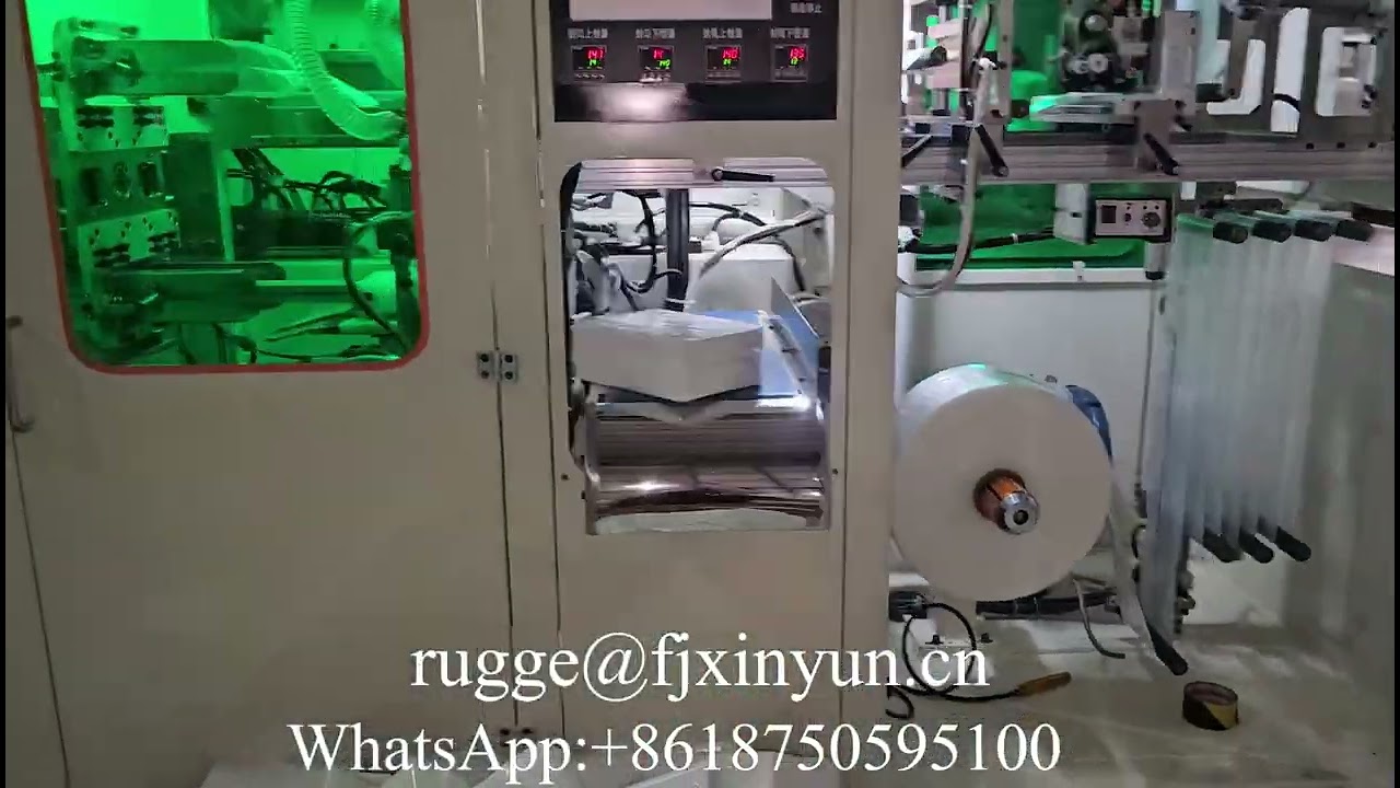 خط إنتاج ماكينة مناديل ورقية يدوية قابلة للطي على شكل حرف N، مع نقل أوتوماتيكي