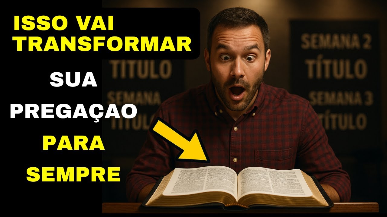 Como Montar Uma Série de Pregações Que Prende a Igreja Semana Após Semana