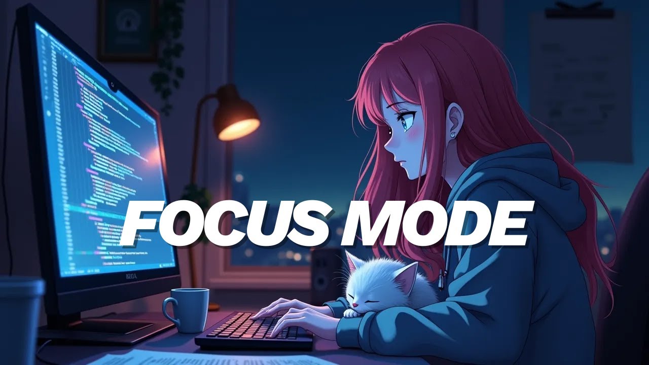 Late-Night Lofi for Deep Work No Ads🌙 Quiet Beats to Code, Study & Focus (55+ Mins)