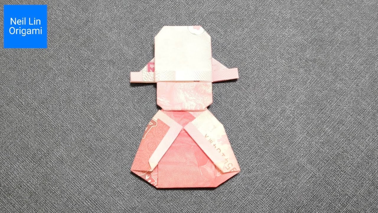 一張鈔票即可完成的鈔票財神教學！