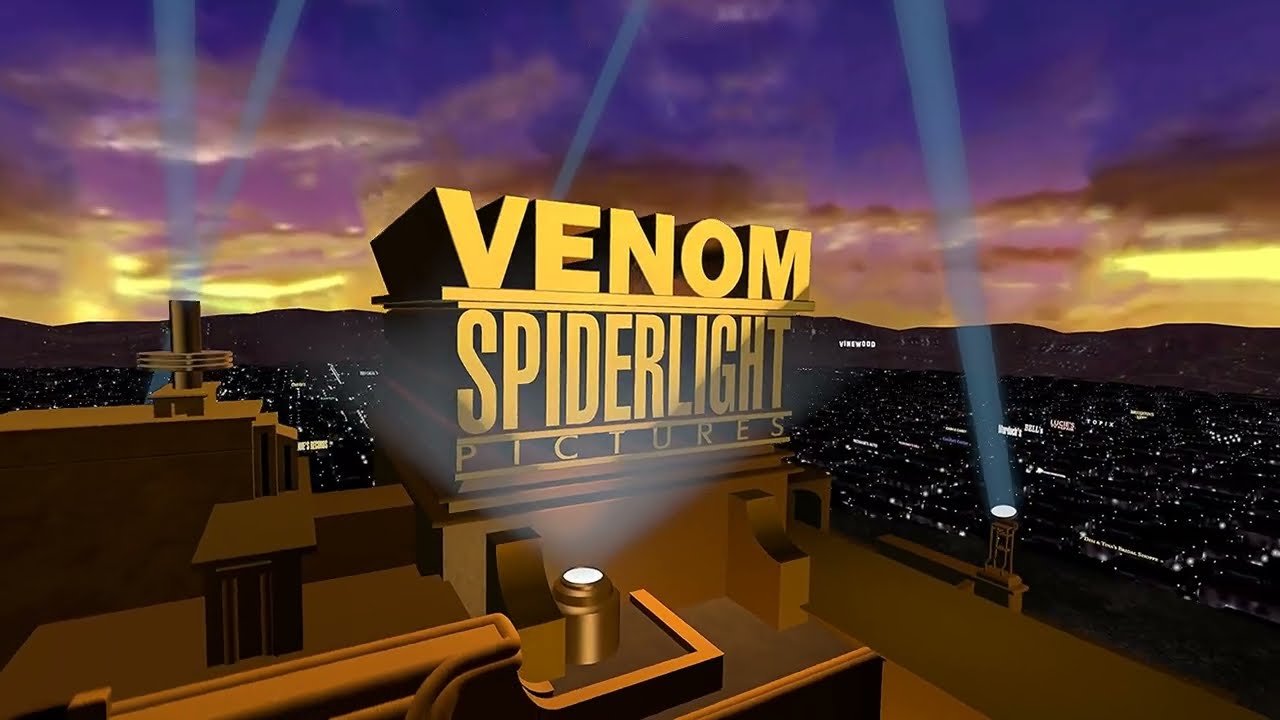 Venom Spiderlight Pictures Logo (1994-1997) [Super Open Matte] | Spiderlight Pictures