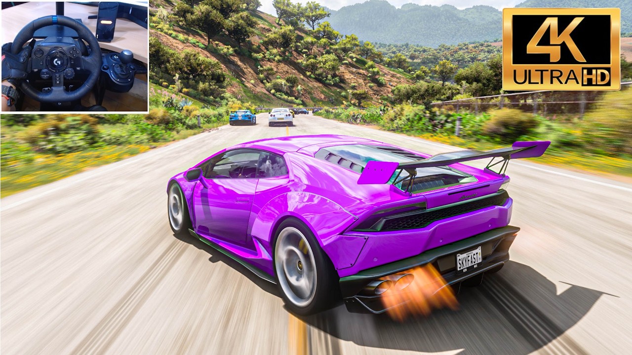 1191HP Lamborghini HURACÁN vs SUPER CARS - Forza Horizon 5 | Logitech G923 Steering Wheel