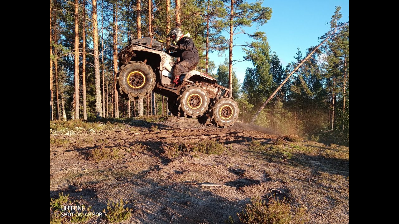 VESILEIKKEJÄ - HÖRPPÄS S%#?@NA !! | CanAm Outlander 6x6 & CanAm Outlander | WestCoastATV | GoPro.