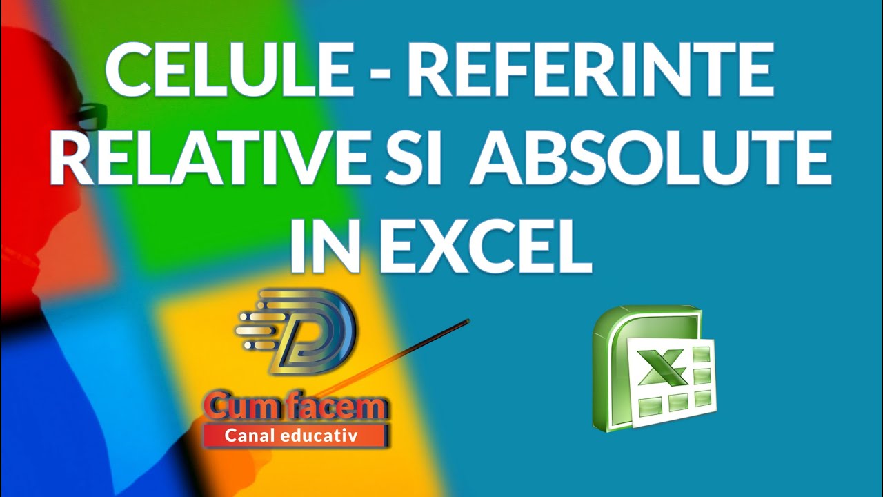 MS Excel -Cum Facem -Celule, referinte relative, referinte absolute #cumfacem