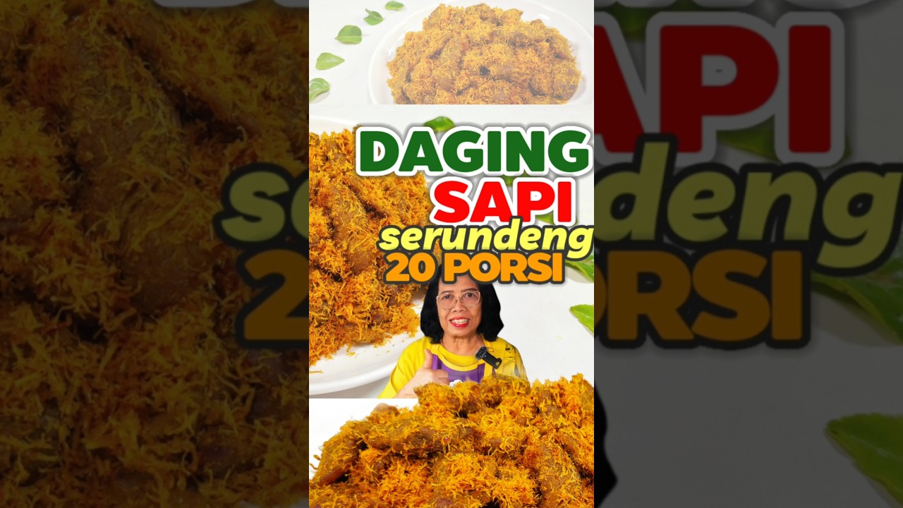 DAGING SAPI SERUNDENG 20 PORSI #empat #serundeng #masakbesar #kulinerjawatimur #fyp