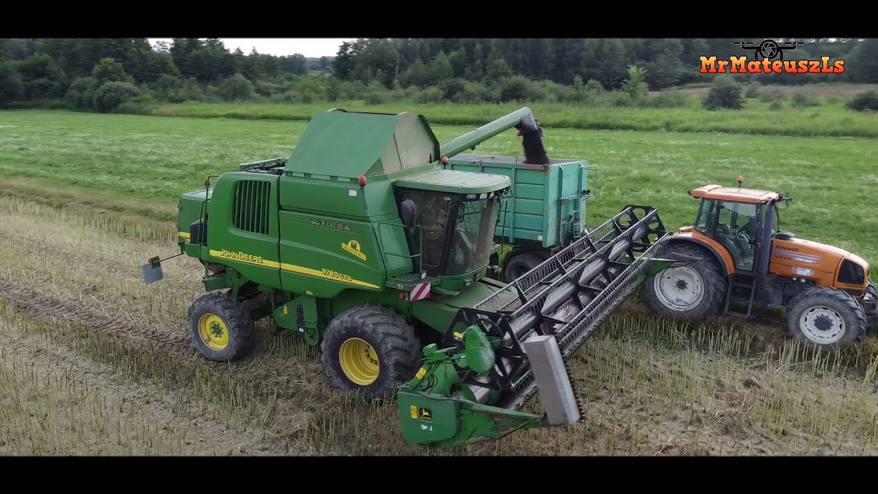 Żniwa 2021 Rzepak II Małopolska II John Deere 9780 CTS Hill Master