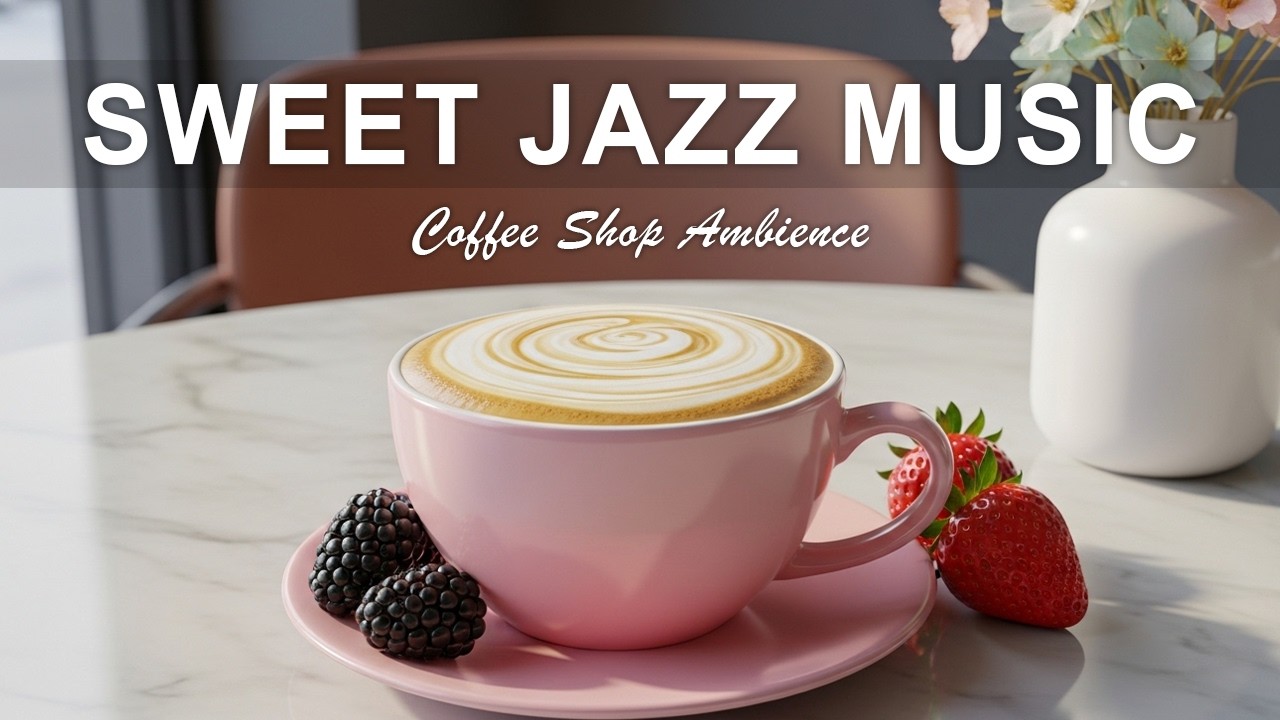 Sweet Jazz Music☕ March Bossa Nova Instrumental & Relaxing Jazz Cafe Music for Studying