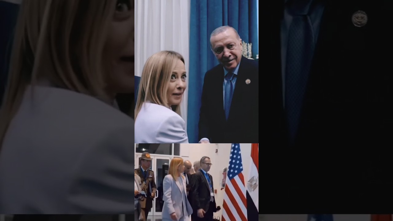MELONI to Quit Smoking Her Reaction Wins the Internet | Viral Gaza Summit Clip