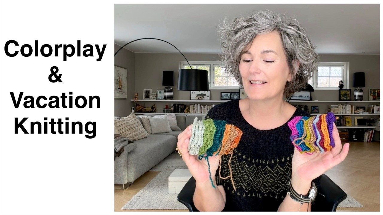 Traveling Misknits: Colorplay and vacation knitting (episode 149)