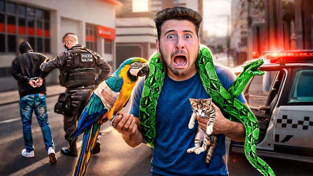 ENCONTREI O HOMEM QUE ABANDONOU OS ANIMAIS PELA NOSSA CIDADE!