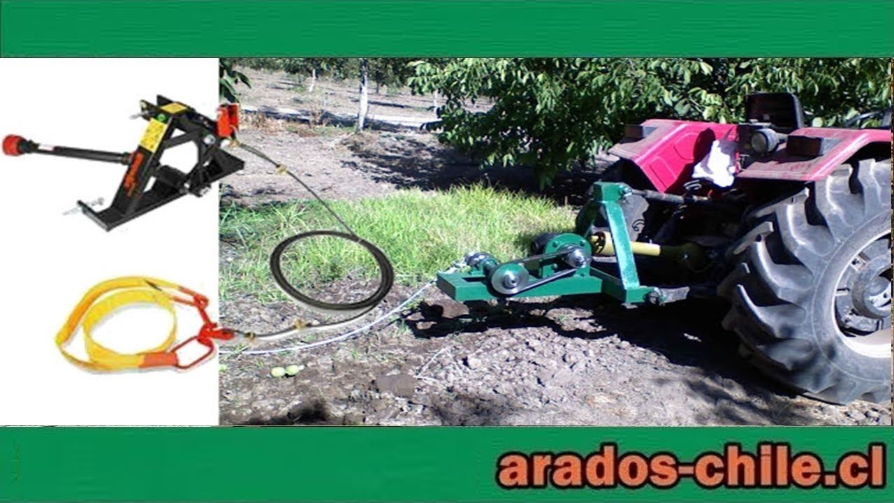 Remecedora de piola para tractor/ cosechadora nueces, almendras, avellanas