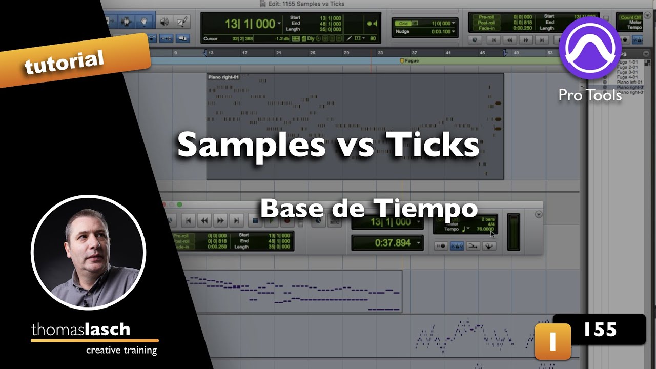 Aprende Pro Tools | Samples vs Ticks - Base de Tiempo