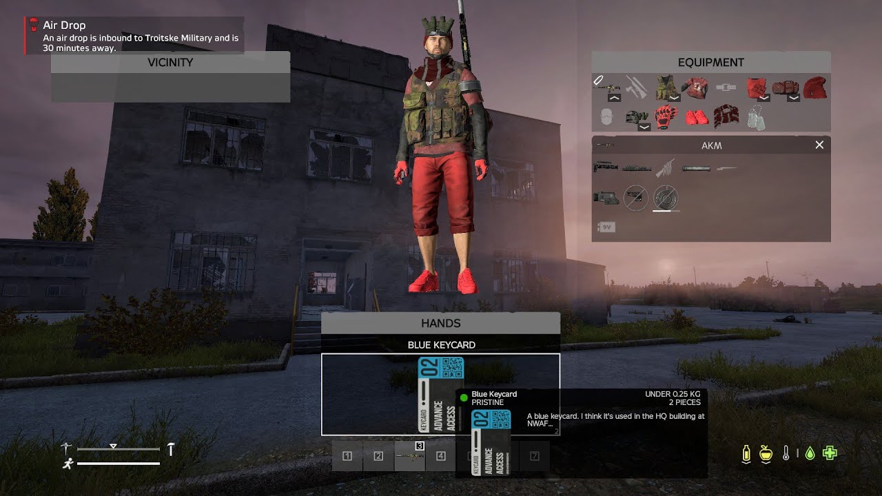 Синяя ключ-карта DayZ Rearmed