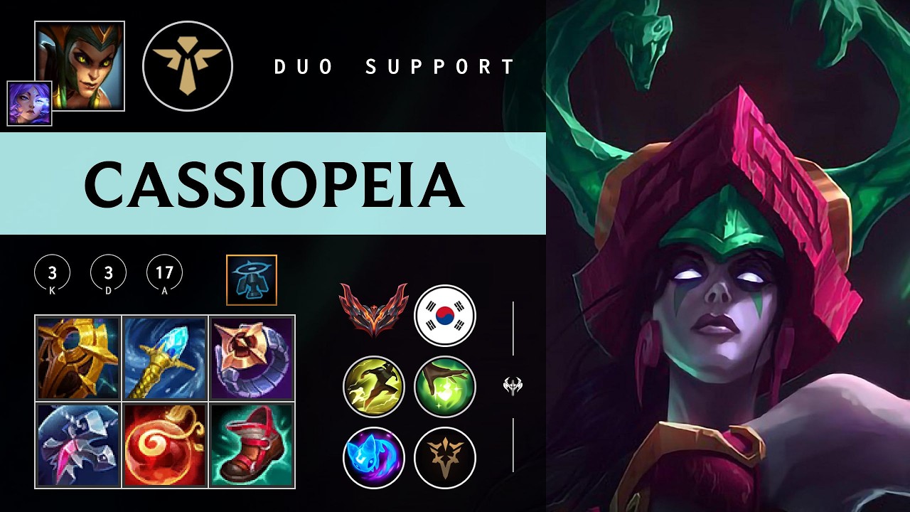 Cassiopeia Support vs Blitzcrank - KR Grandmaster Patch 26.03
