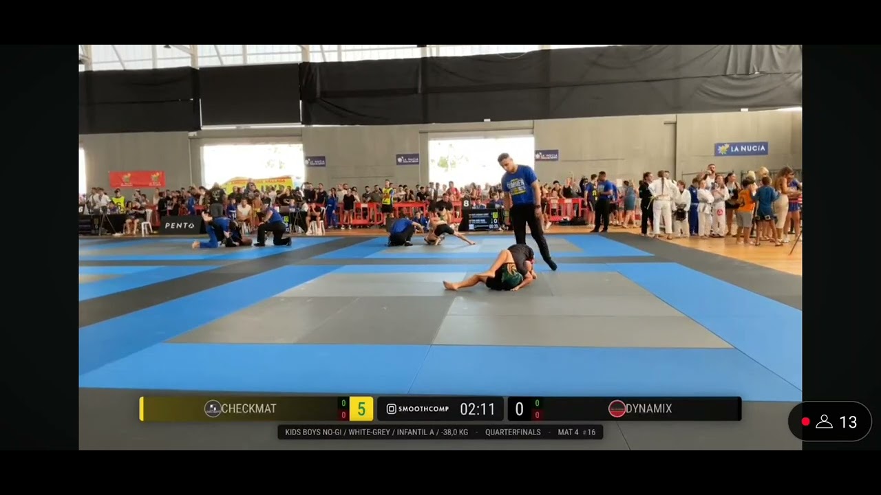 🥋 Summer Cup BJJ NoGi 2025 | Cuartos de Final 🏆 Benjamín 🇺🇾 vs Adrian 🇸🇪l