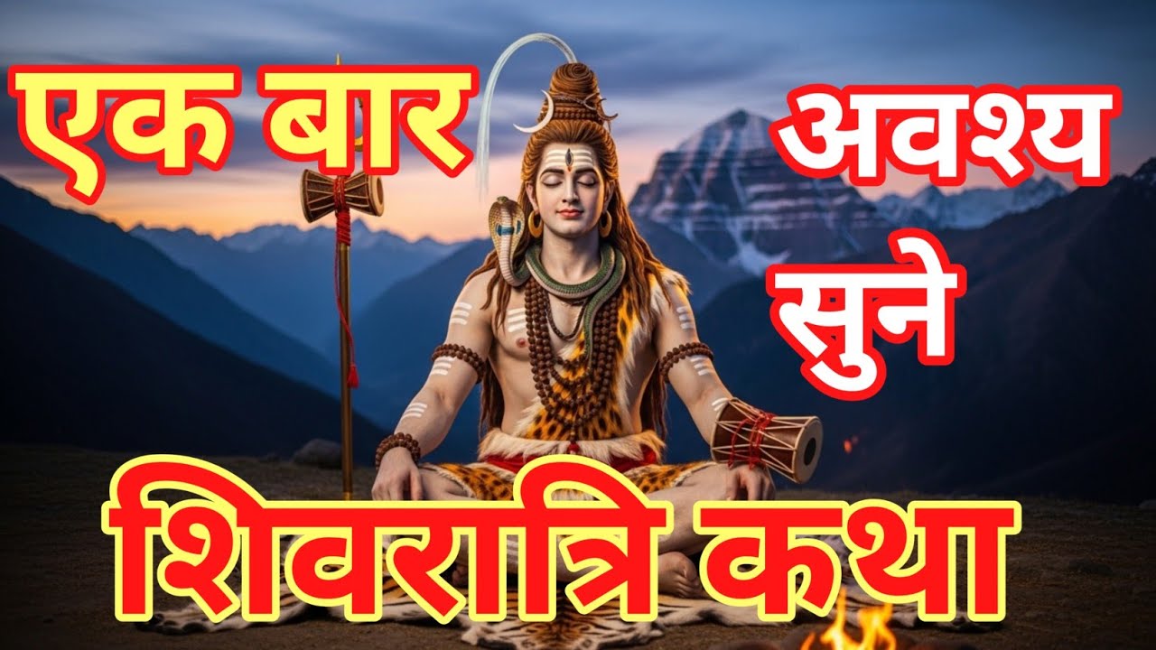 जिसे दुनिया ने ठुकराया, महादेव ने अपनाया | महाशिवरात्रि कथा ⭐|Sanatan Divya Jyoti 🙏🏻💖