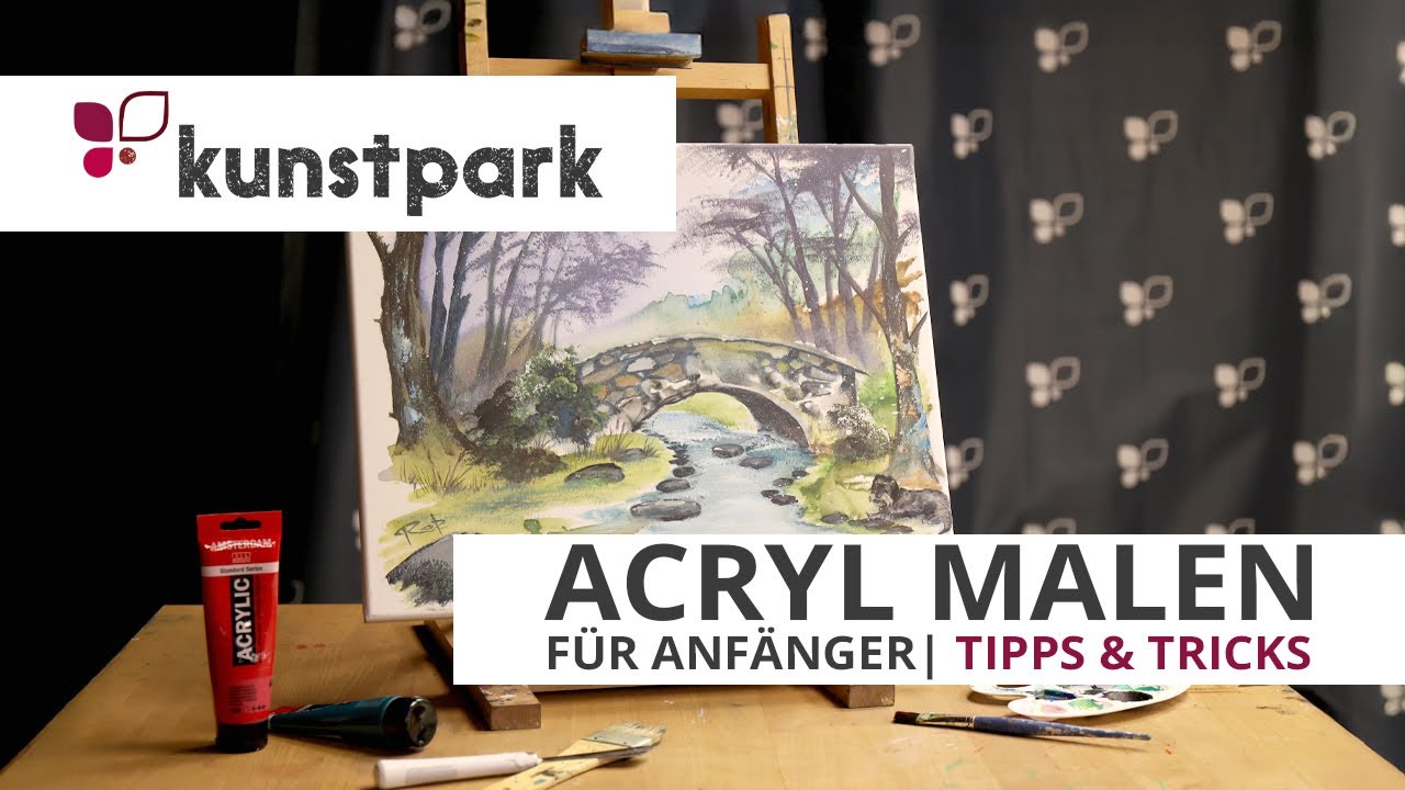 Acrylmalerei für Anfänger | Basics & Techniken | Anleitung 🎨