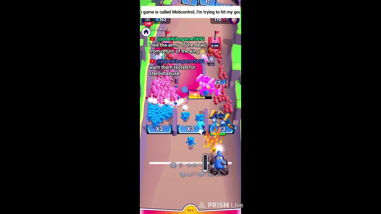 Mob control, How long can my winning streak go! 😬 #mobcontrol #mobilegame #live 
