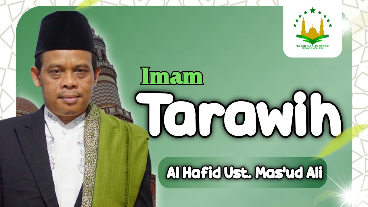 LIVE Sholat Isya & Tarawih Malam Ke 19 Ramadhan 1447 H | Bersama Para Huffadz