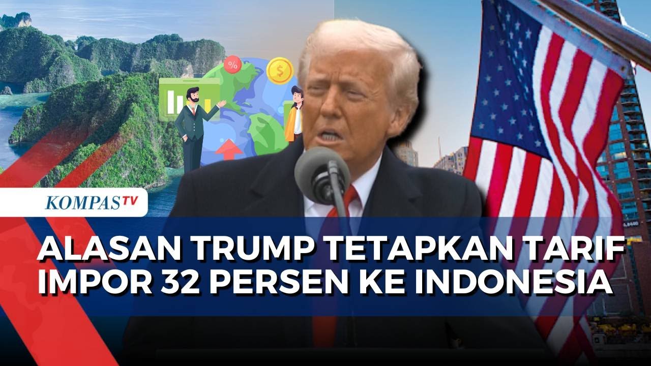 Ini Alasan Presiden AS Donald Trump Terapkan Tarif Impor 32 Persen untuk Indonesia