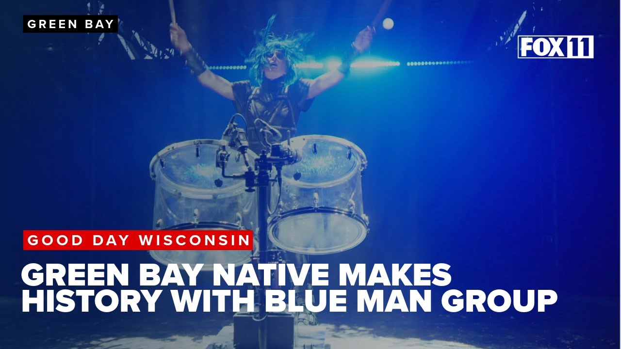 Green Bay native breaks barrier as Blue Man Group’s first female tour drummer