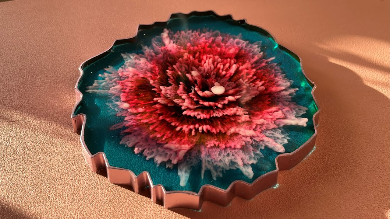 #007 No Waiting Time! Carnation 3D Resin Flower Bloom