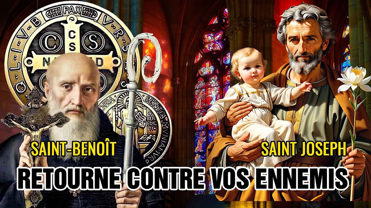 PRIÈRE MIRACULEUSE SAINT-BENOÎT et SAINT JOSEPH - Pour un MIRACLE PUISSANT-DÉBLOQUER TOUTE SITUATION