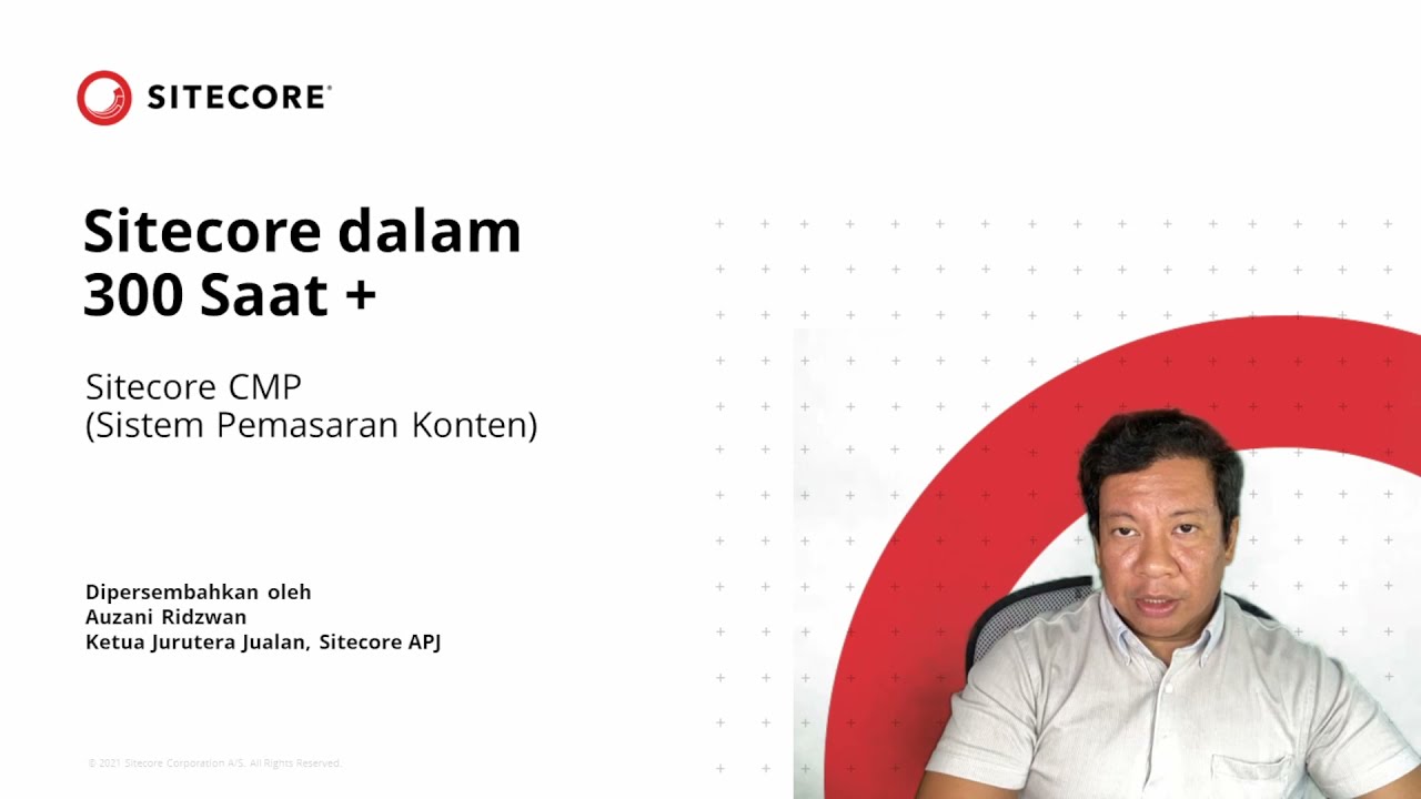 Bahasa Melayu Edition: Sitecore Content Marketing Platform (CMP) in 300 seconds +