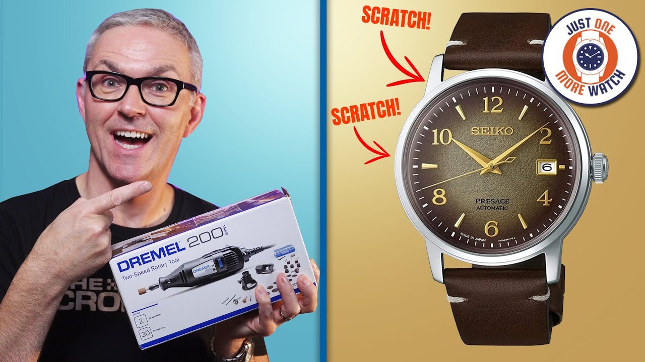 Hardlex против Dremel! Можно ли ДЕЙСТВИТЕЛЬНО отремонтировать стекло Seiko?