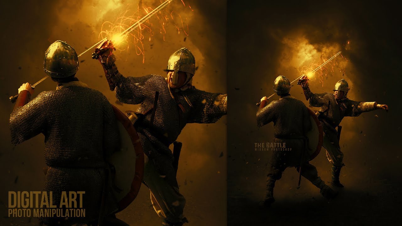 The Battle Photo Manipulation in Photoshop CC