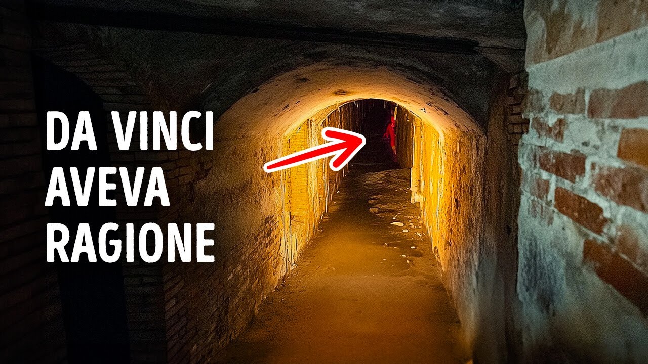 Hanno Trovato Tunnel Segreti grazie ai Disegni di Da Vinci