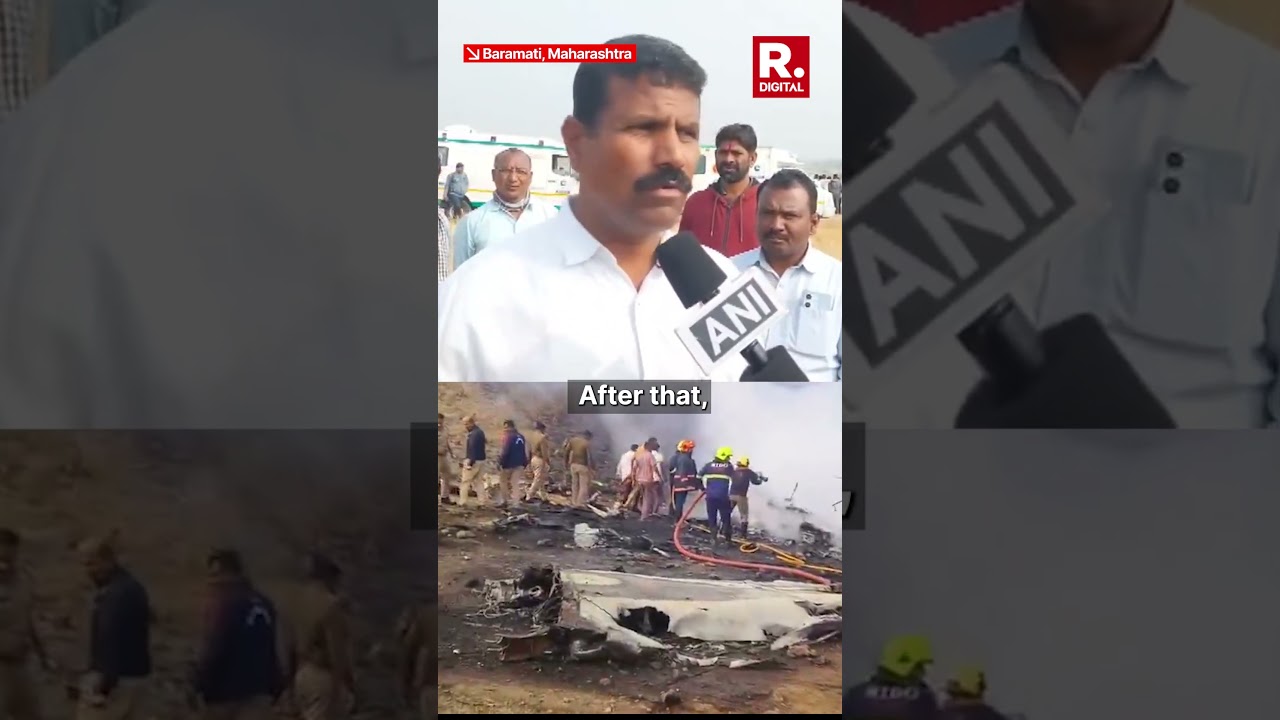 Eyewitness Recounts Horrifying Aircraft Crash In Baramati