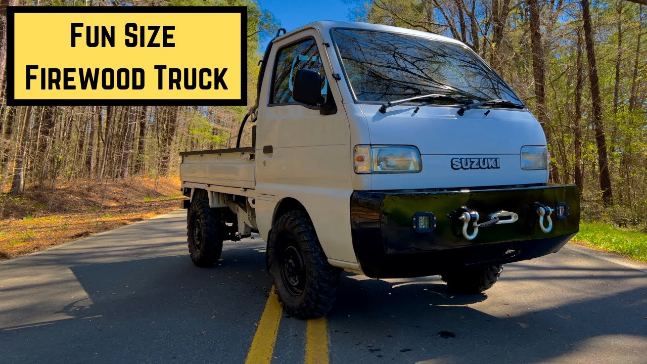 Техническое обслуживание и осмотр мини-грузовика Suzuki Carry 4x4
