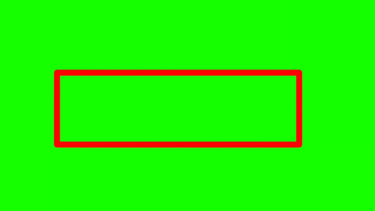 Red box green screen animation video  no copyright green screen video #greenscreen #animation