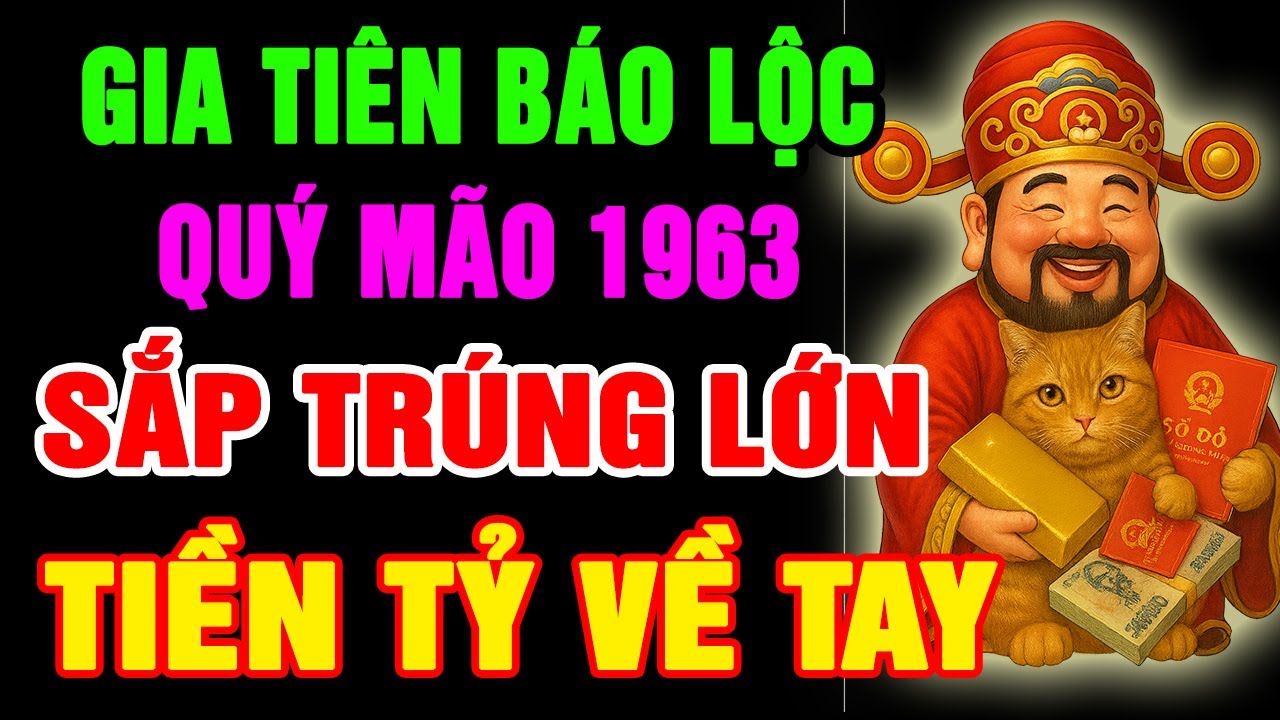 Gia Tiên Báo Lộc, Quý Mão 1963 Phước Đang Trổ, SẮP TRÚNG LỚN Đổi Đời GIÀU TO Nếu Có 10 Dấu Hiệu Này