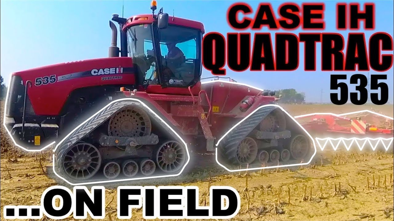 Case IH QUADTRAC 535 - Coltivatore HORSCH 5MT ...ON FIELD