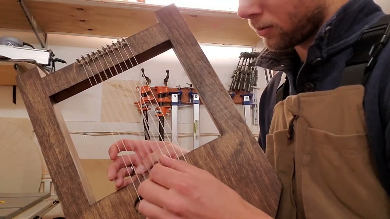 Modern Davidic style Lyre - 10 Stringed David's Harp