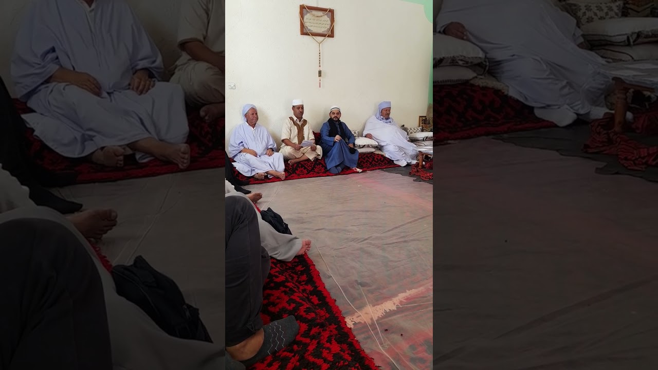 كلمه الترحبيه لسيدي بن السايح نجل سيدي الهاشمي بلعلمي  بالشيخ محمد الحافض