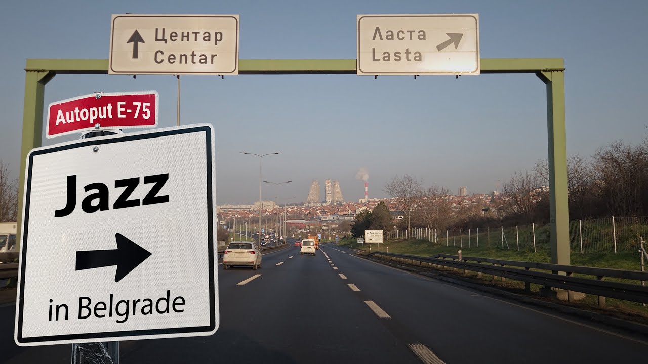 Belgrade Driving Tour | West & East Gates | E-75 , One Take