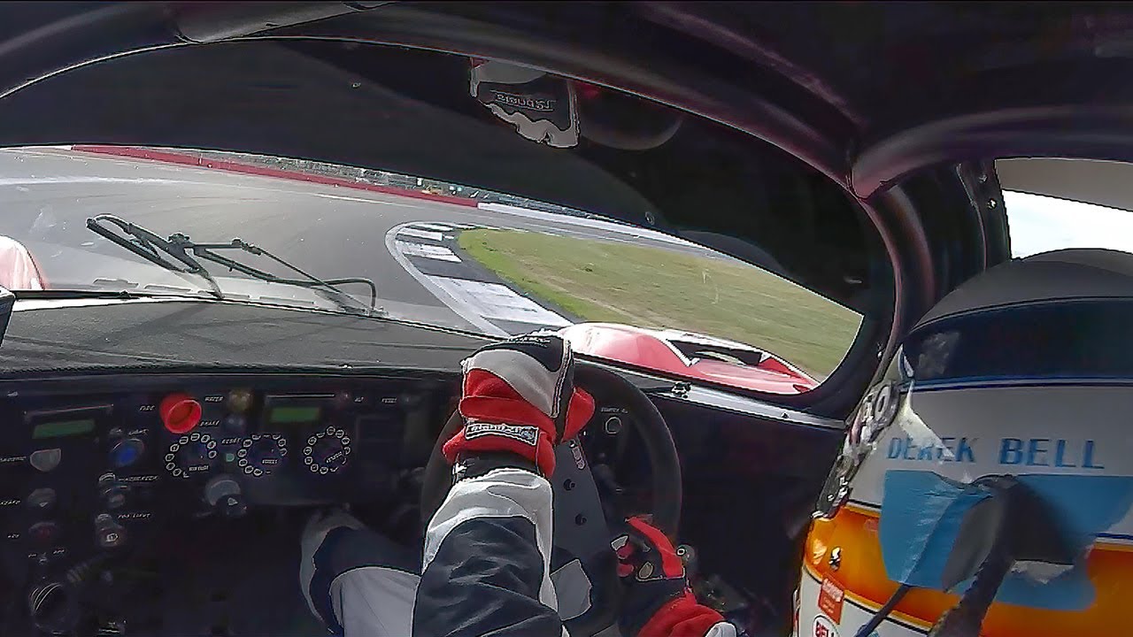 In car 962 with Derek Bell