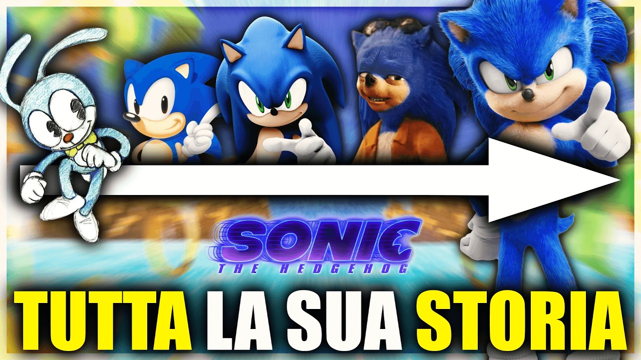 la BIZZARRA EVOLUZIONE di SONIC THE HEDGEHOG
