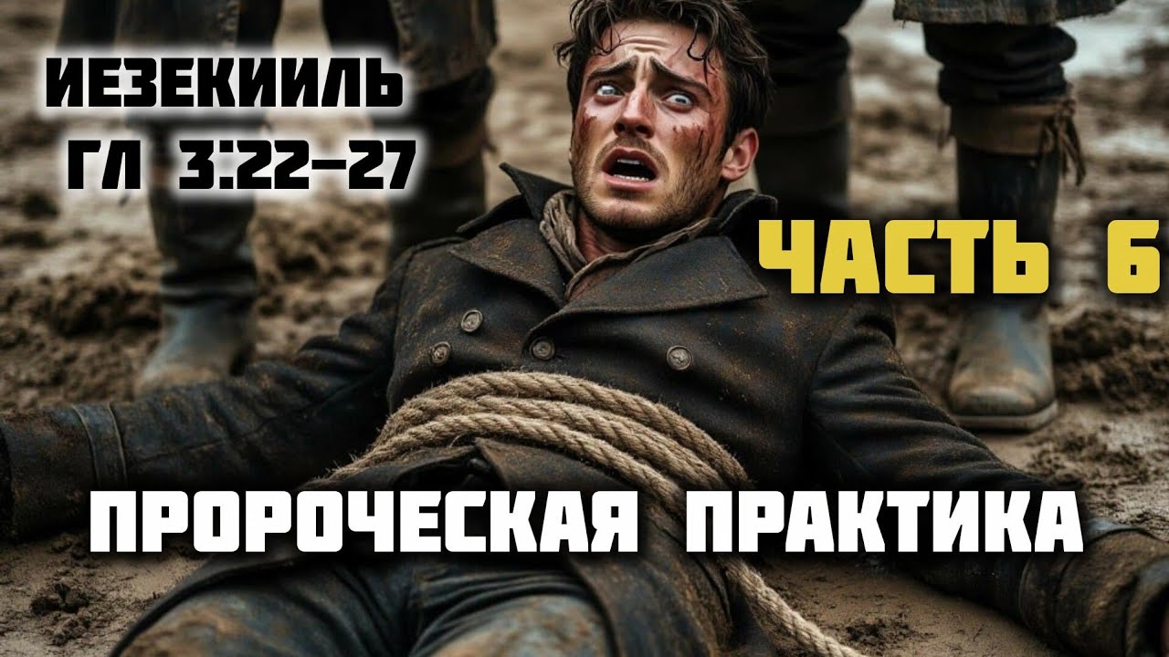 Пророческая практика часть 6.Иезекииля гл 3_22-27.