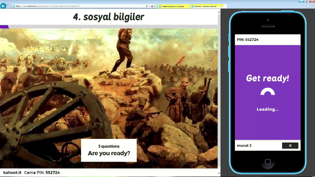 Ölçme Değerlendirme Araçları - 1 : Kahoot Quiz