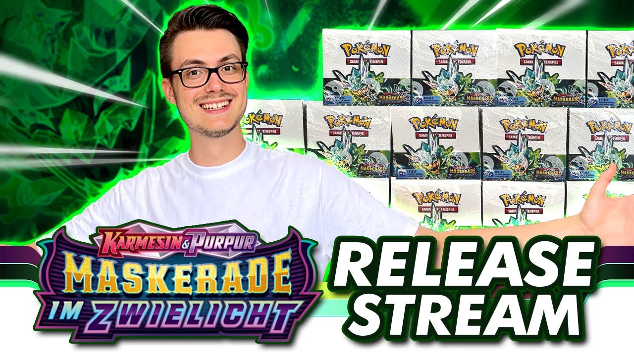MASKERADE IM ZWIELICHT RELEASE PARTY! 😱 Pokémon Booster Opening Live