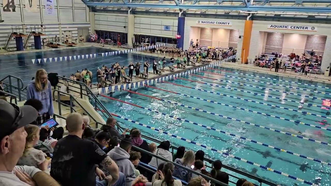 1/4/25 MR vs St Bernard Girls 18U 200 Medley Relay - lane 5.  