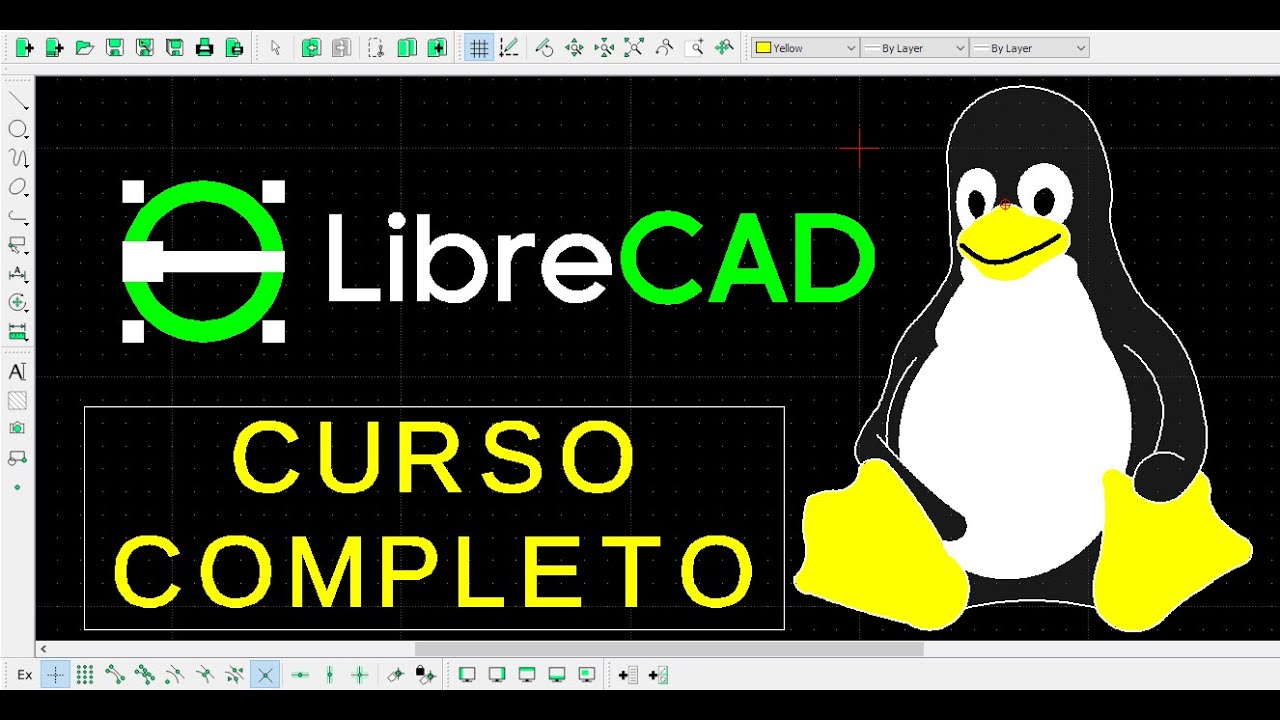 Dibujo técnico con LibreCAD, Curso Completo
