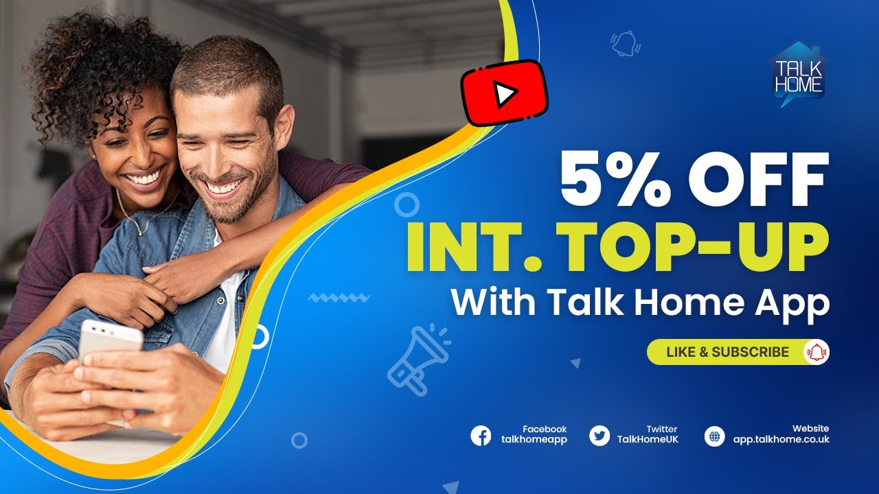 05% OFF - International Top-Up | Talk Home